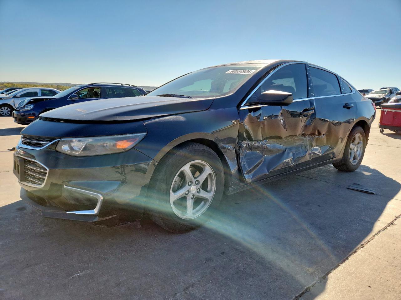 2017 Chevrolet Malibu LS, VIN 1G1ZC5ST9HF193222 — Rear end
