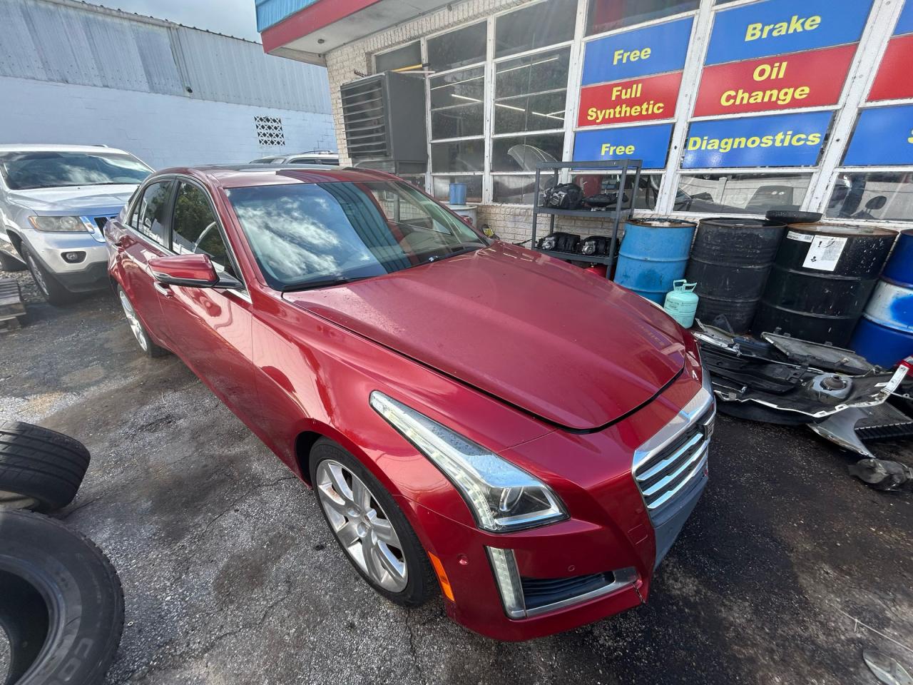 2014 Cadillac CTS Performance AWD, VIN 1G6AY5SXXE0157954 — Prior damage history