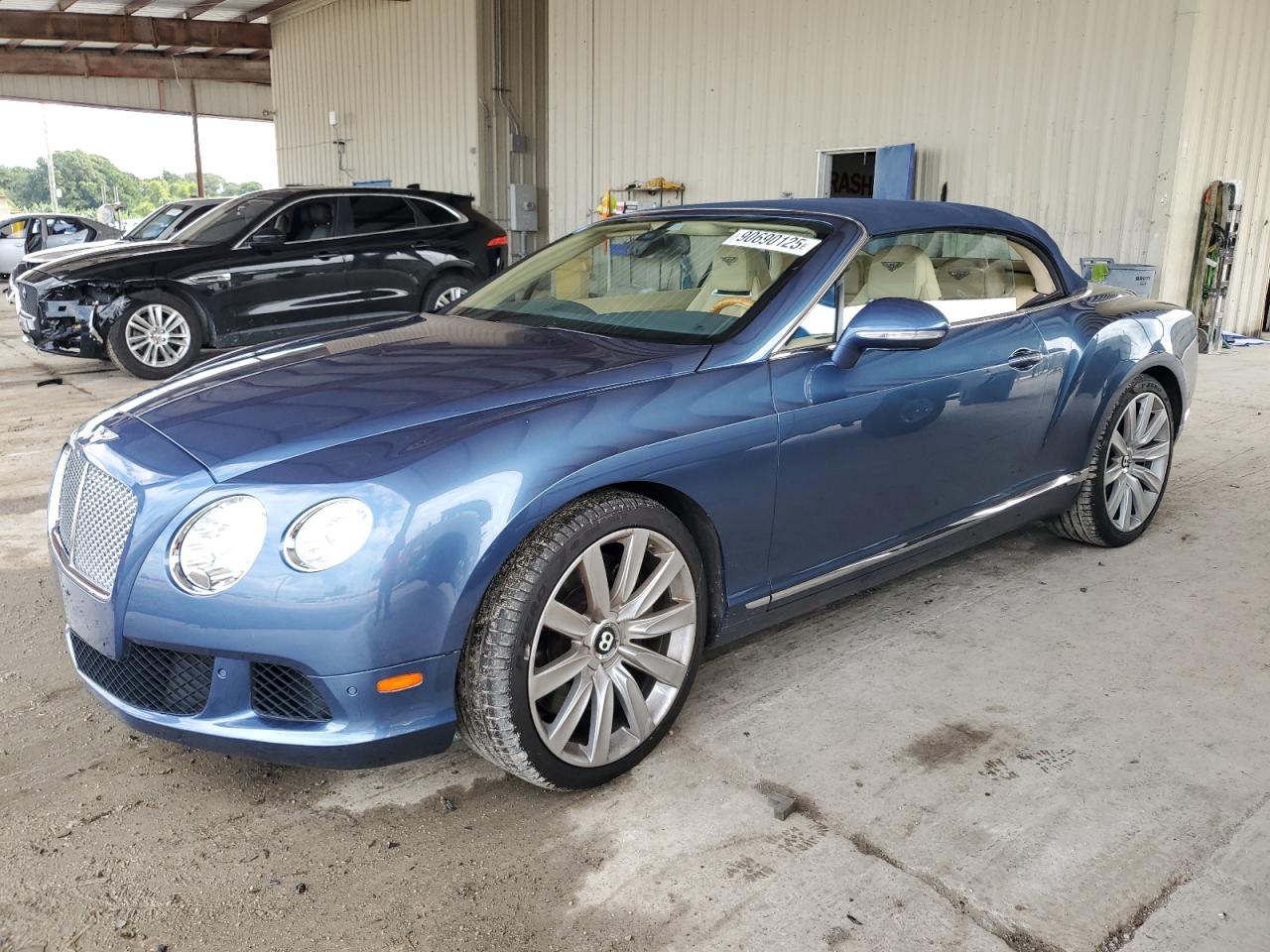2012 Bentley Continental GT, VIN SCBGR3ZA0CC074963 — Water / flood