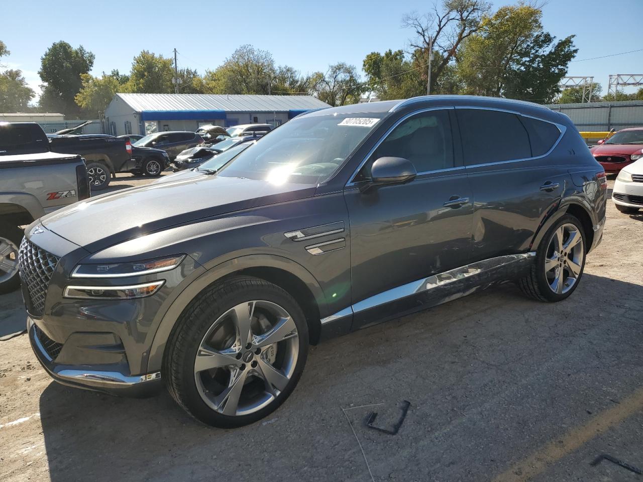 2023 Genesis GV80 Advanced Plus, VIN KMUHCESC5PU141256 — Side