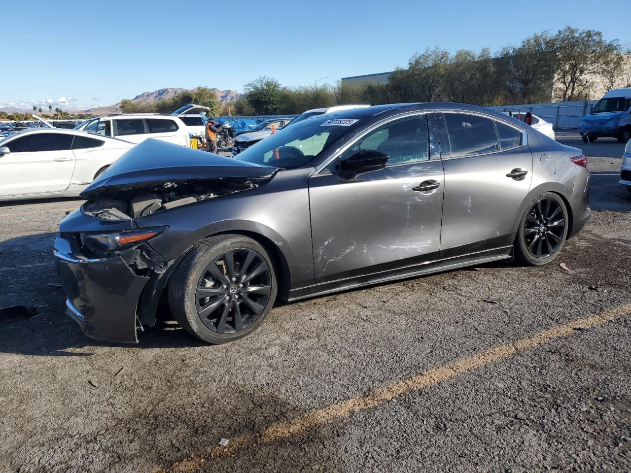 2021 Mazda 3 2.5 Turbo, VIN JM1BPBAY4M1318630 — Front end