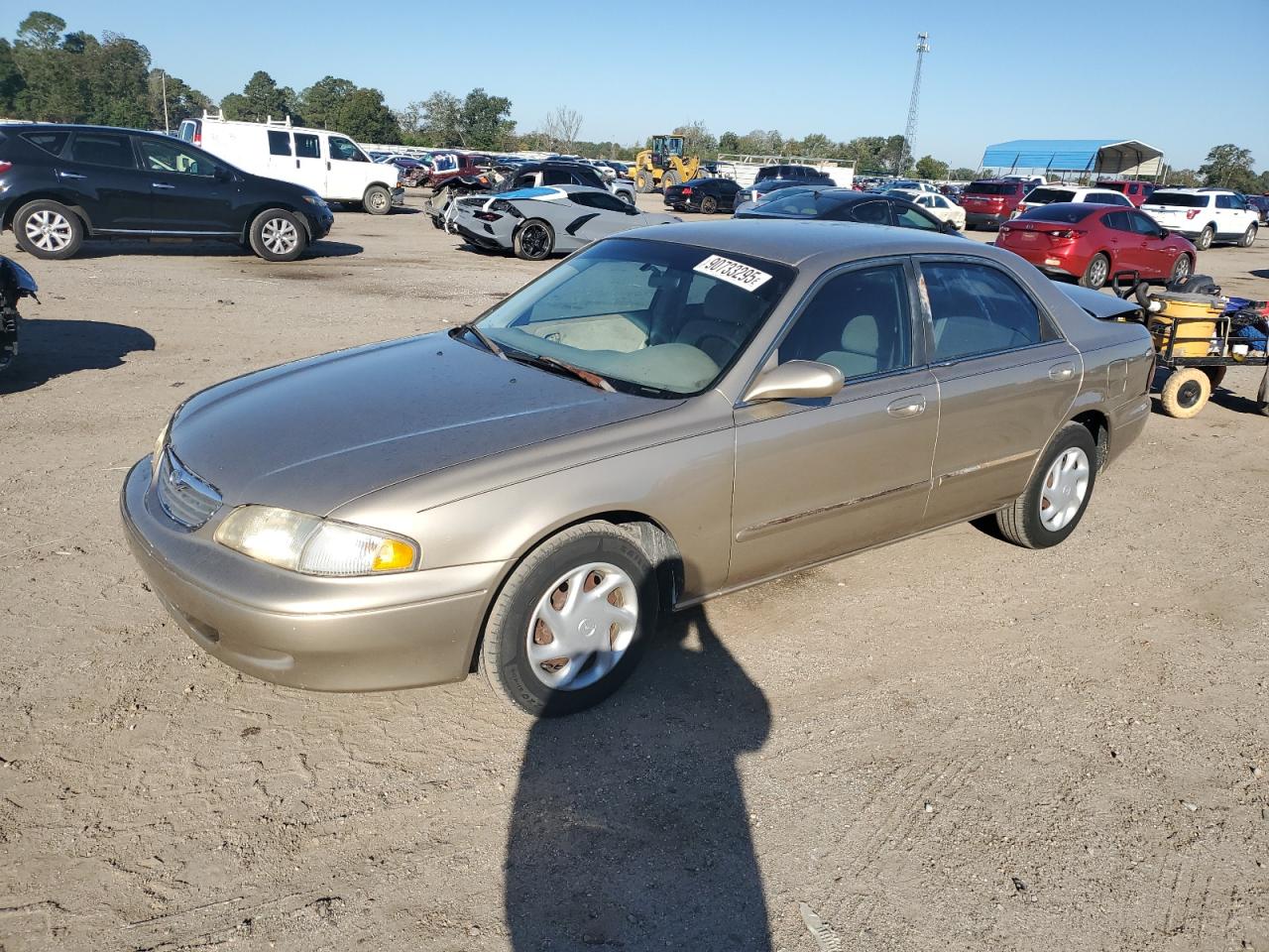 1999 Mazda 626 ES, VIN 1YVGF22C7X5885434 — Rear end