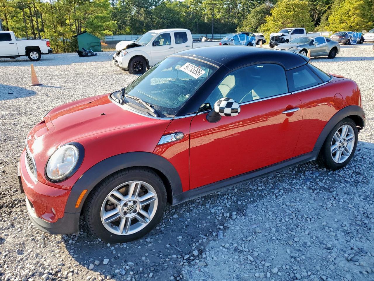 2013 MINI Coupe S, VIN WMWSX3C50DT466123 — Зад
