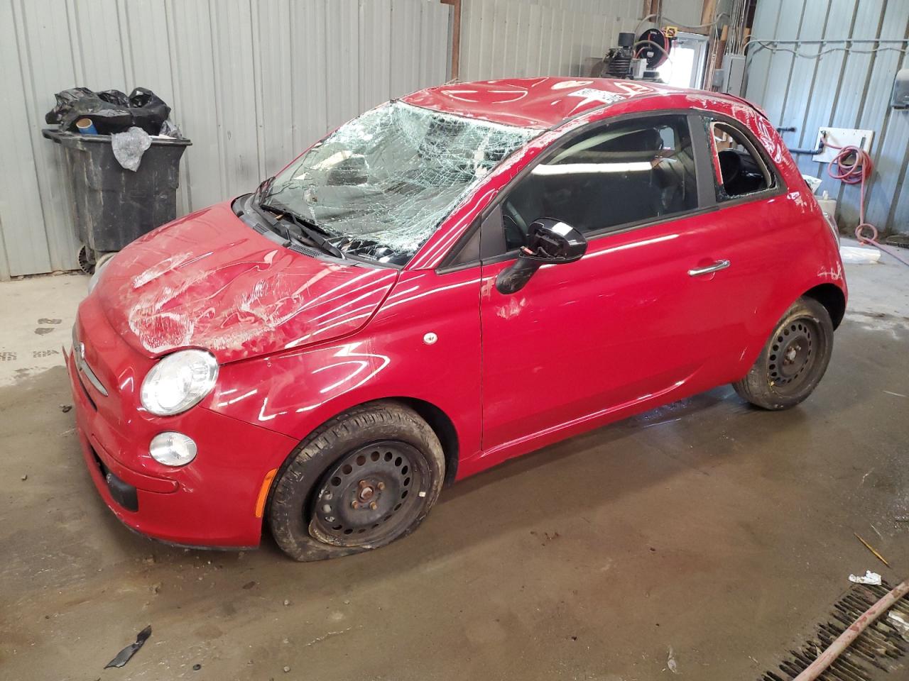 2013 FIAT 500 Pop, VIN 3C3CFFAR8DT739349 — Rollover