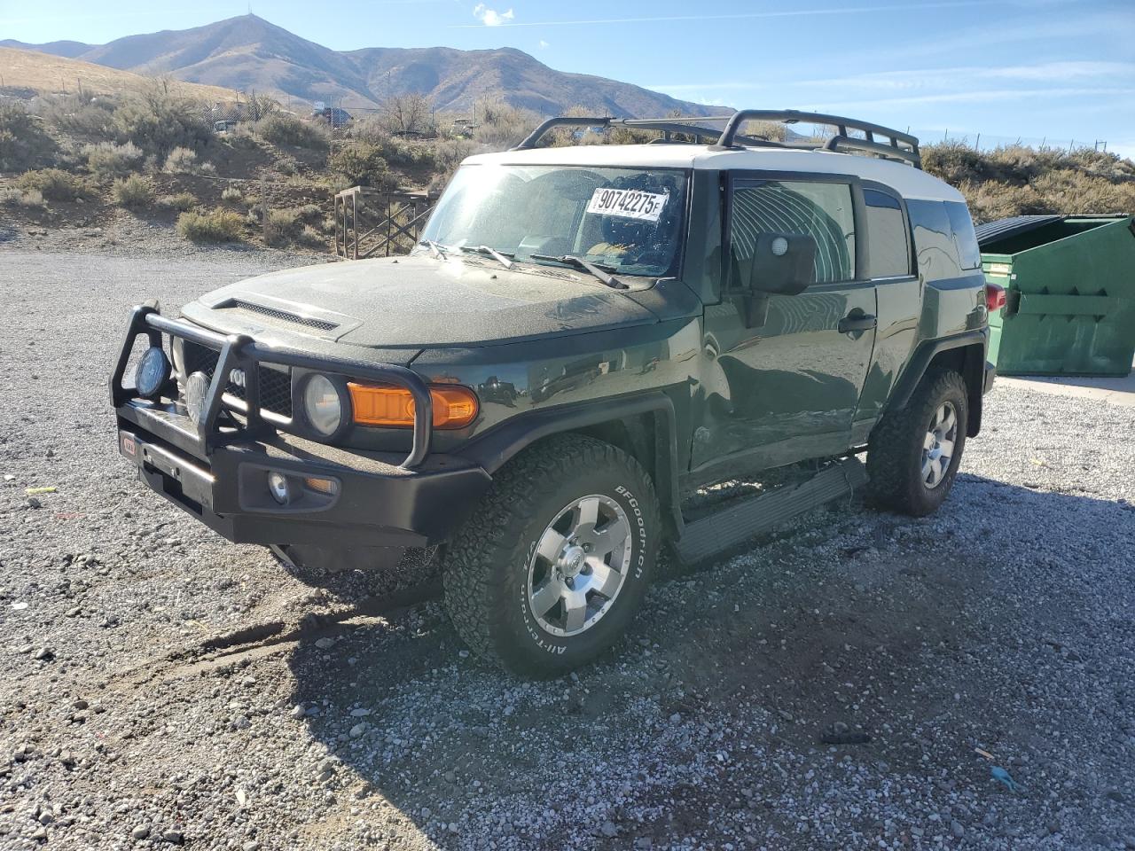 2010 Toyota FJ Cruiser, VIN JTEBU4BF1AK072929 — Side