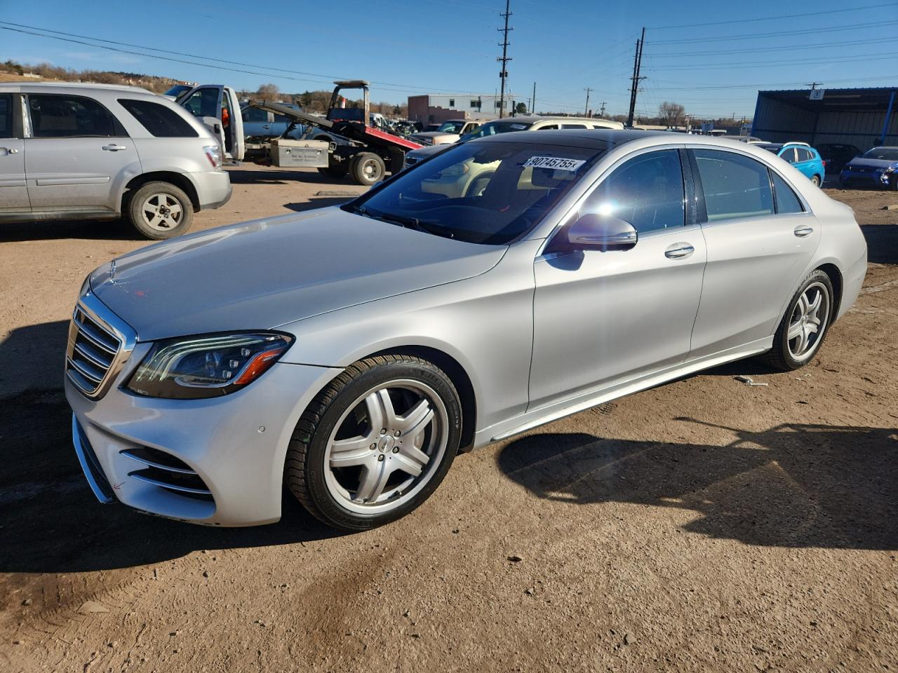 2019 Mercedes-Benz S 560, VIN WDDUG8GB2KA435561 — Rear end