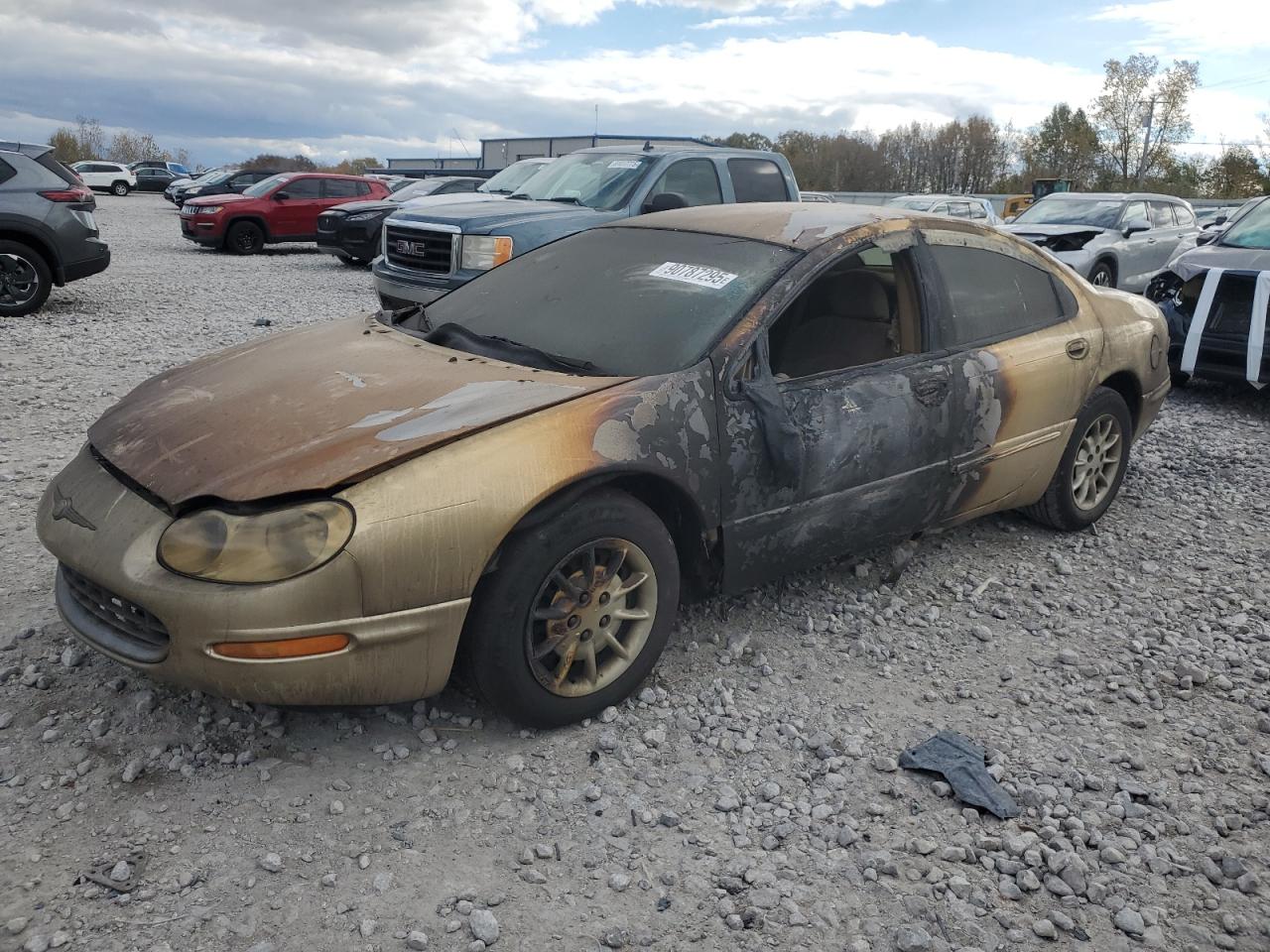 2000 Chrysler Concorde LX, VIN 2C3HD46R5YH351504 — Пожар