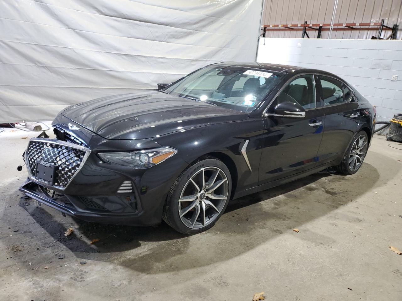 2019 Genesis G70 Advanced, VIN KMTG44LA3KU034655 — Front end