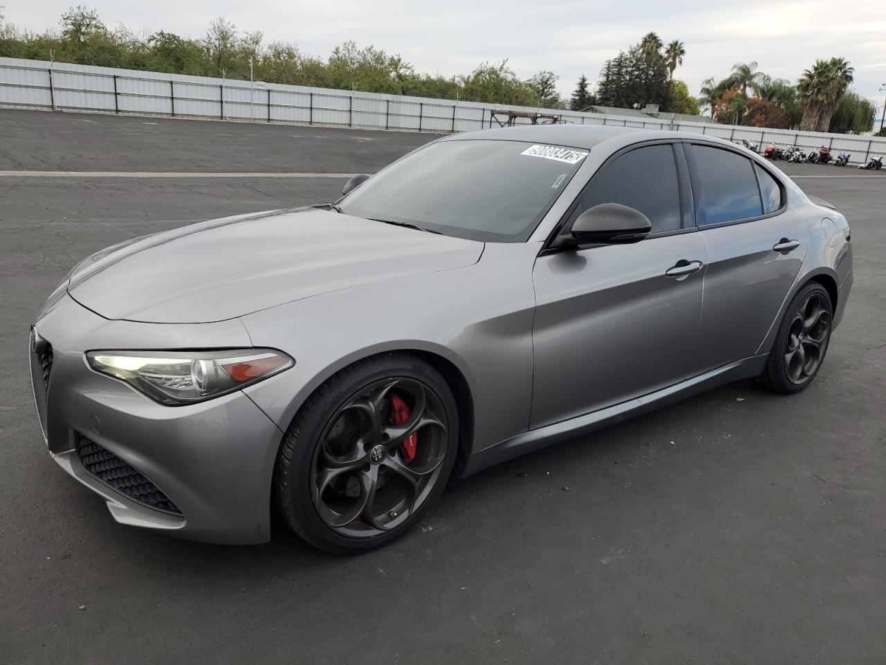 2019 Alfa Romeo Giulia, VIN ZARFAMAN1K7608649 — Minor dents and scratches