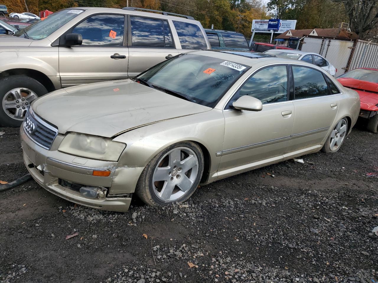 2004 Audi A8, VIN WAUML44E54N023270 — Front end