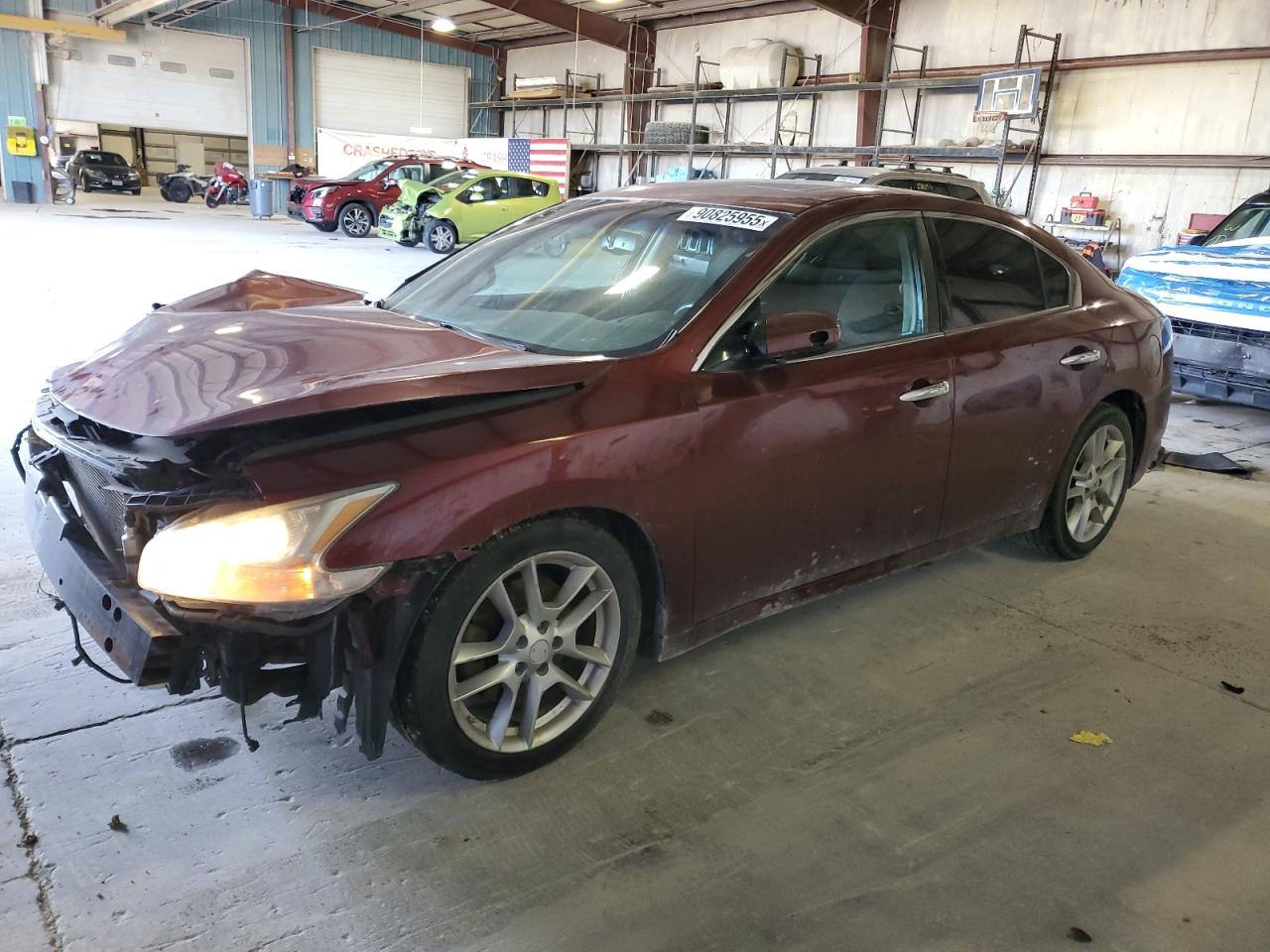 2012 Nissan Maxima SV, VIN 1N4AA5AP2CC833947 — Перед