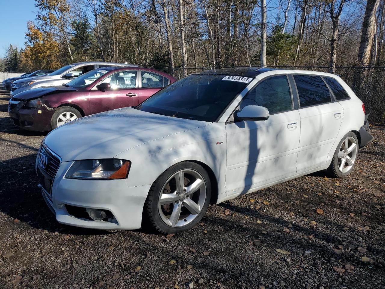 2013 Audi A3, VIN WAUDFCFM1DA007595 — Зад
