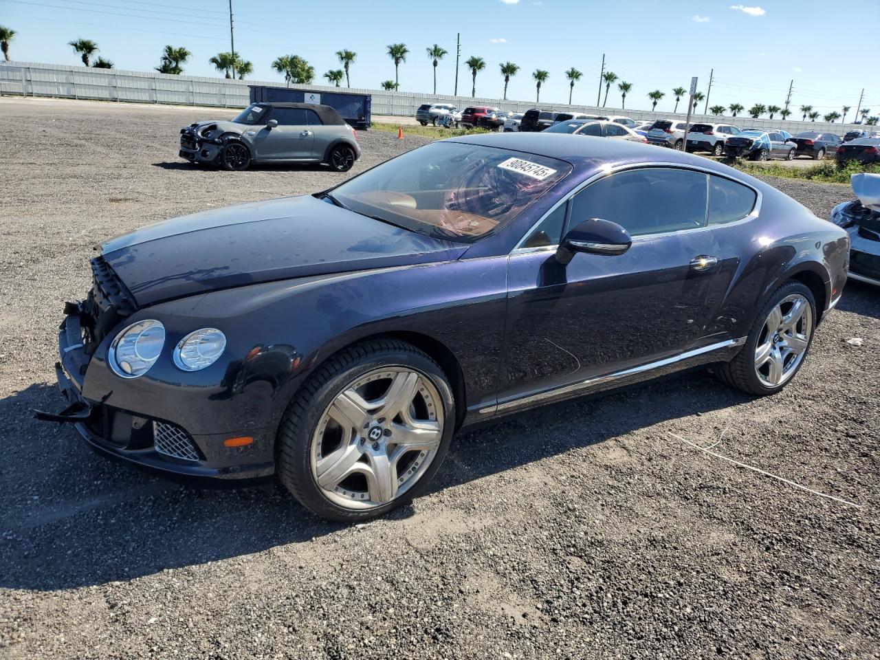 2012 Bentley Continental GT, VIN SCBFR7ZA4CC074208 — Front end