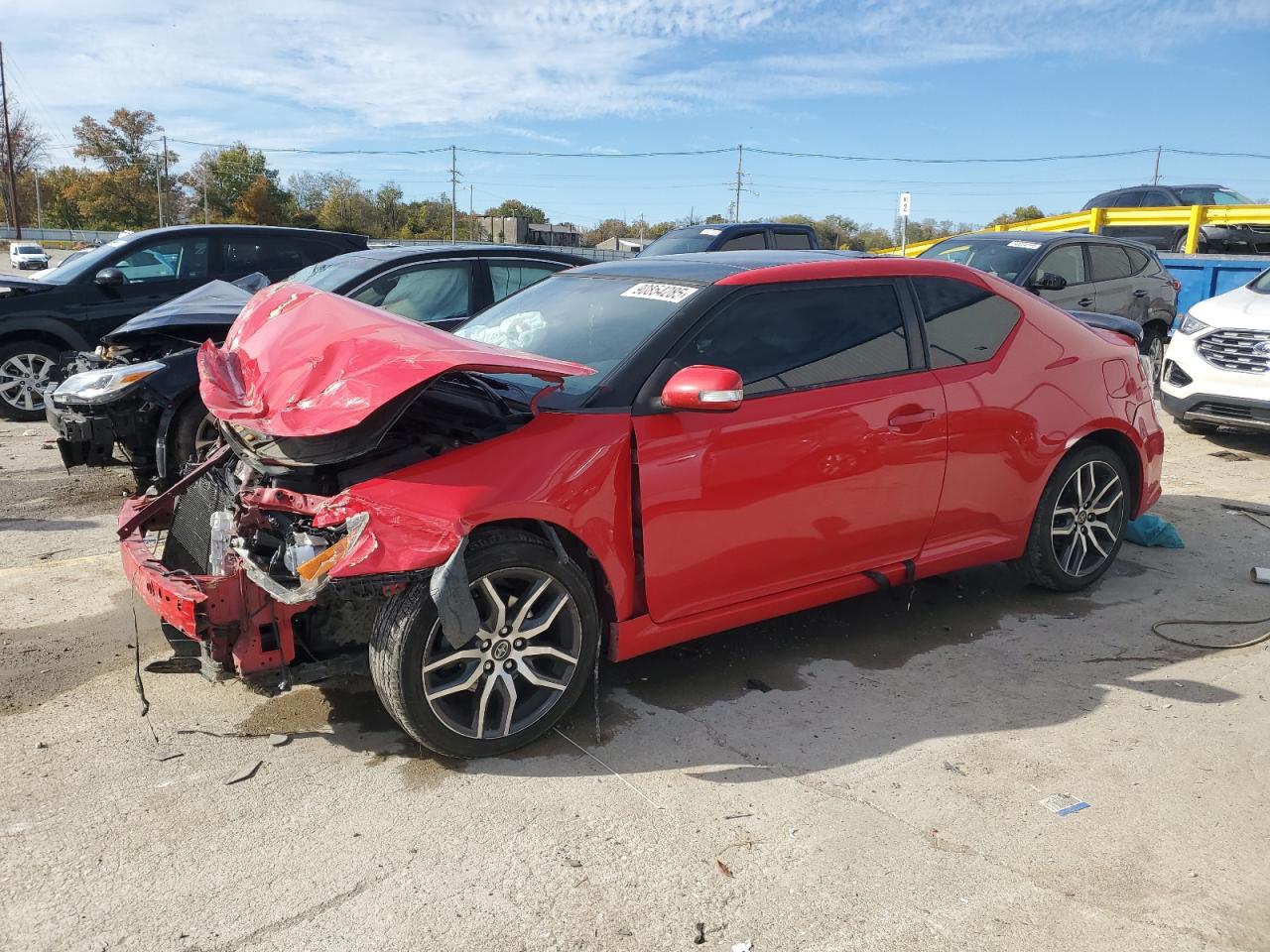2014 Scion tC Monogram, VIN JTKJF5C75E3068821 — Rollover