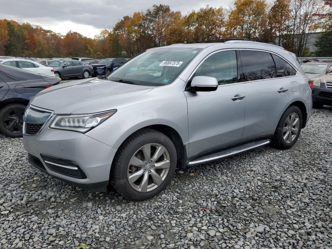 2015 Acura MDX Advance, VIN 5FRYD4H81FB029900 — Partial repair