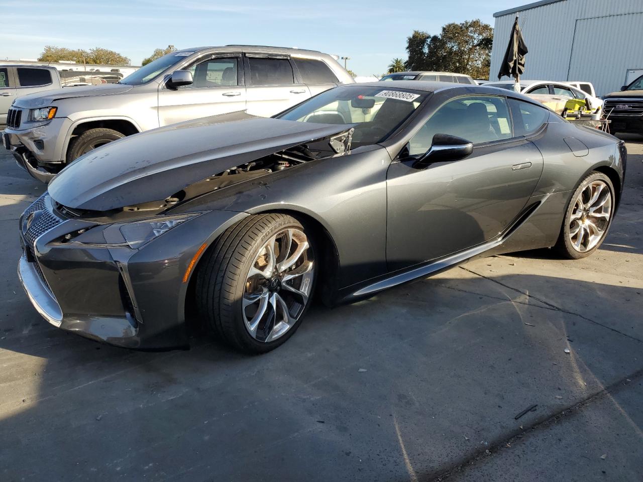 2019 Lexus LC 500h, VIN JTHHP5AY1KA006899 — Front end