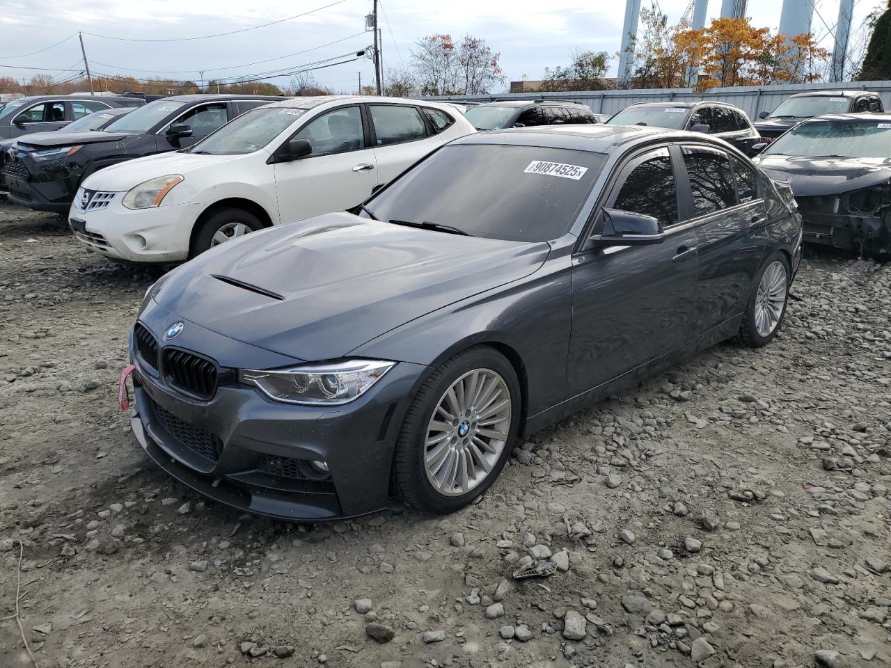 2013 BMW 3 Series 335i xDrive, VIN WBA3B9C51DJ465791 — Rear end