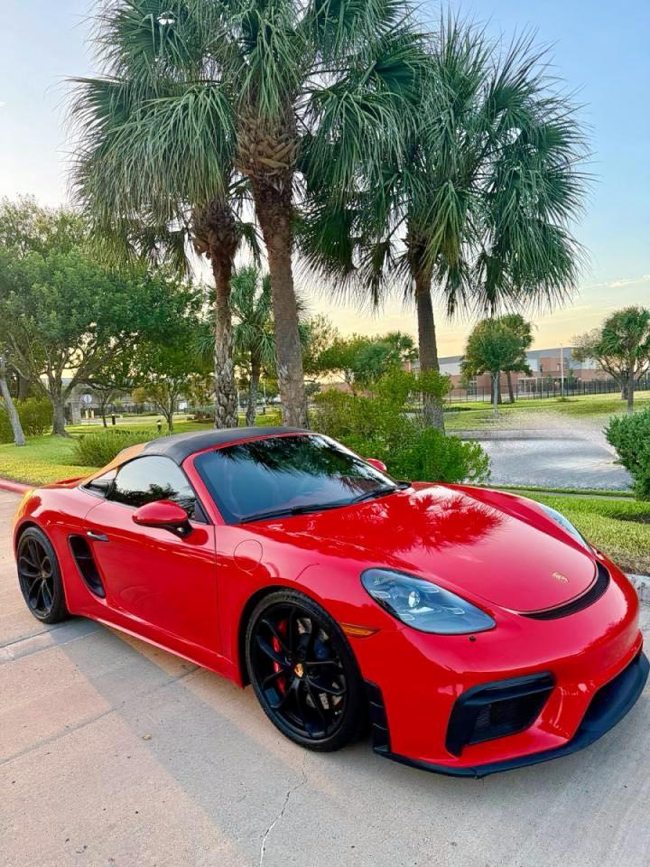 2021 Porsche 718 Spyder, VIN WP0CC2A84MS240215 — Minor dents and scratches