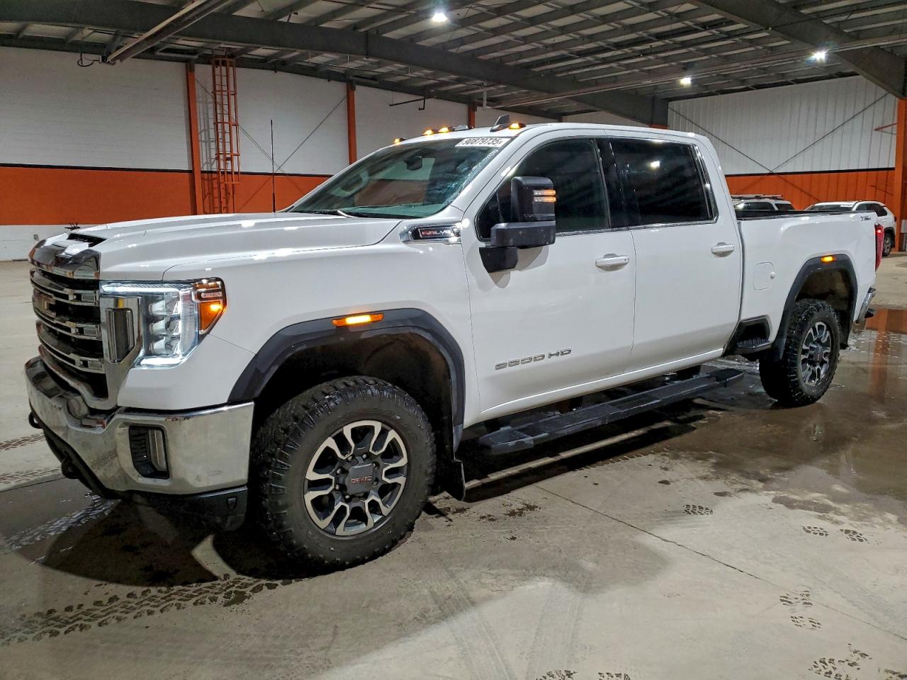 2023 GMC Sierra 2500HD SLE, VIN 1GT49ME71PF162800 — Hail