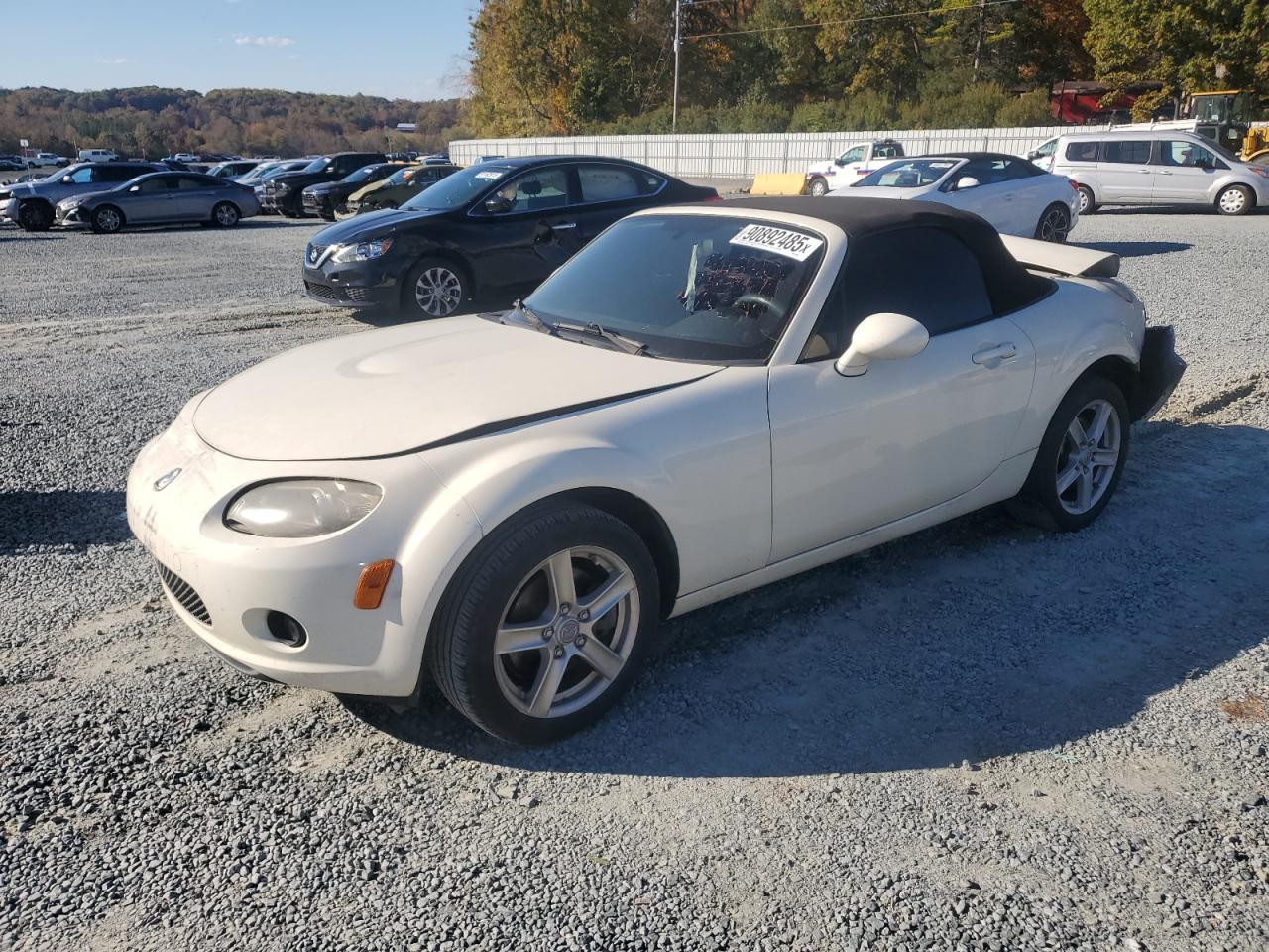 2008 Mazda MX-5 Miata Touring, VIN JM1NC25F280153691 — Rear end
