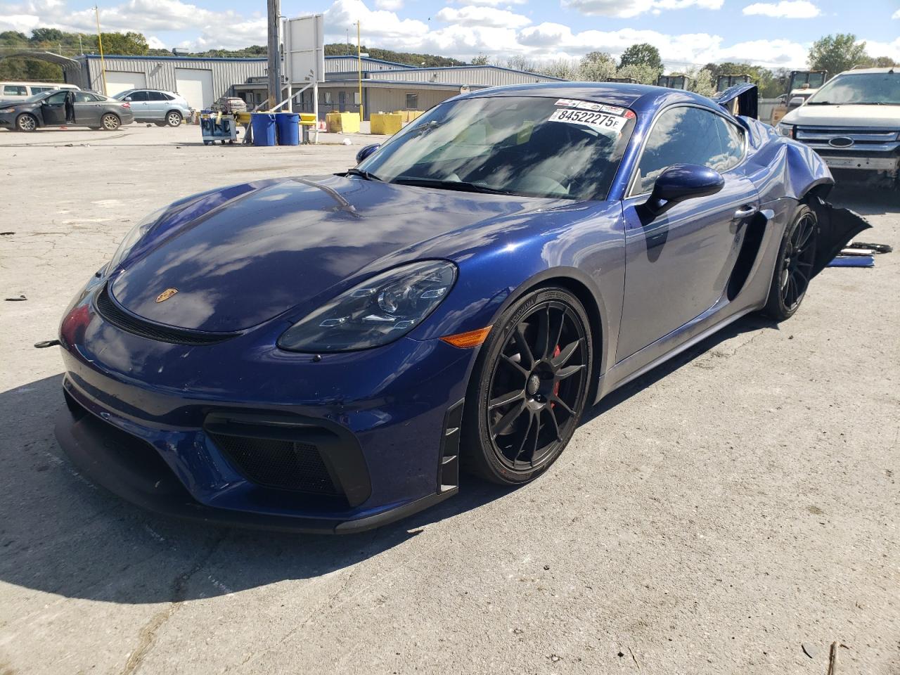 2021 Porsche 718 Cayman GT4, VIN WP0AC2A81MK289105 — Rear end