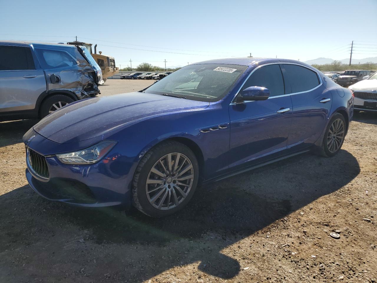2017 Maserati Ghibli S Q4, VIN ZAM57RTA8H1198645 — Hail
