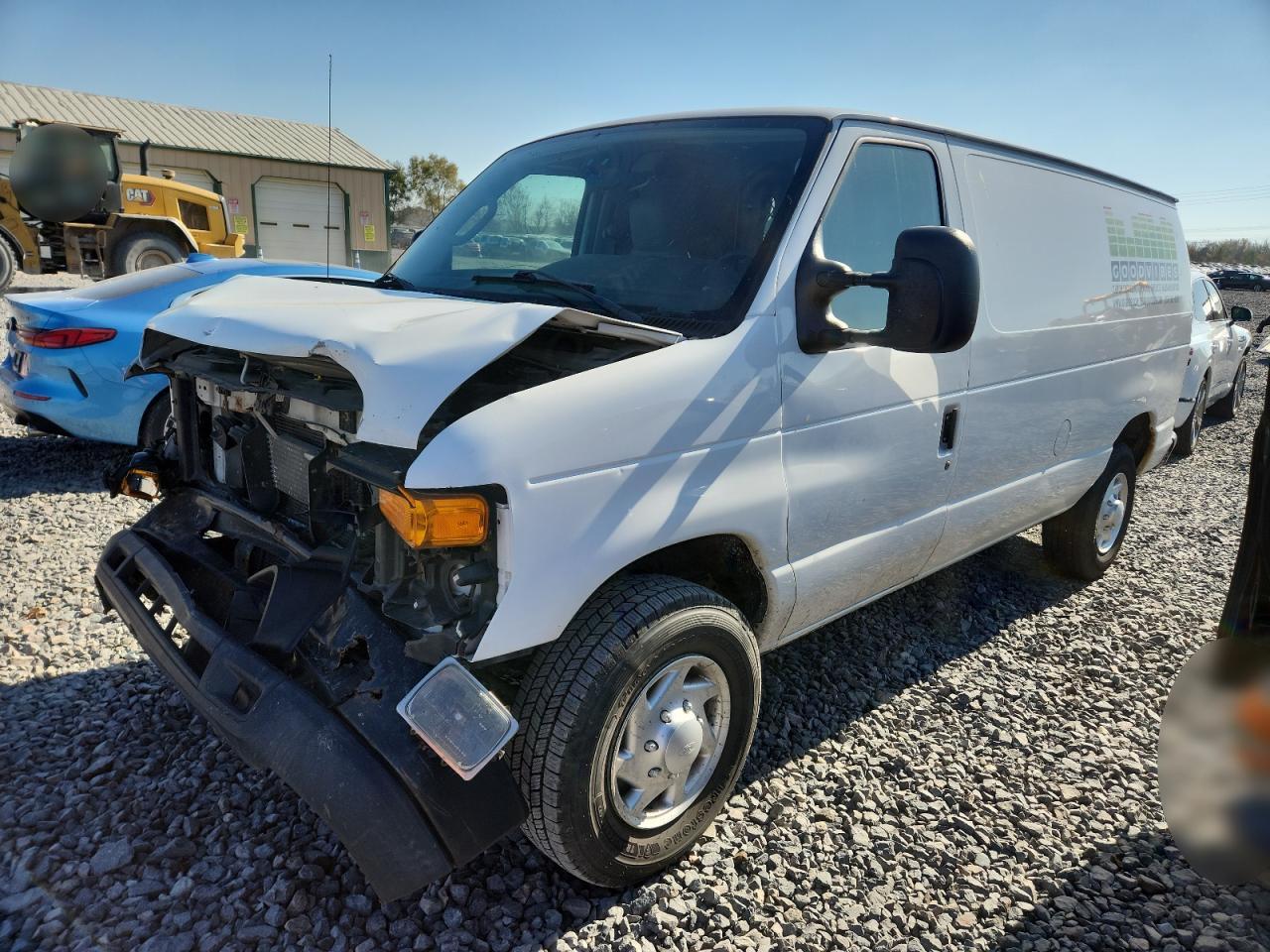 2014 Ford Econoline Cargo Commercial, VIN 1FTNE2EWXEDB06424 — Front end