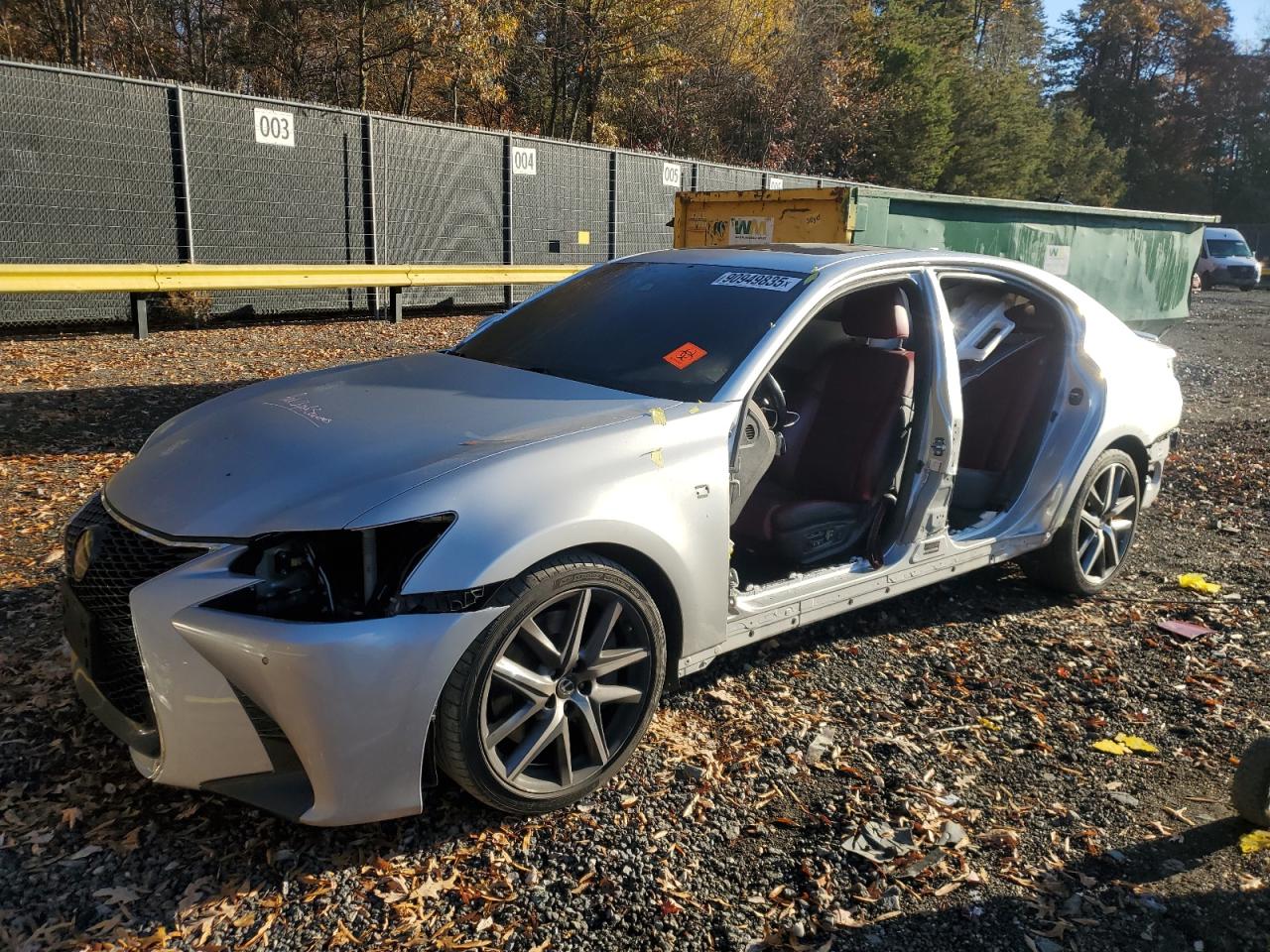2020 Lexus GS 350 F Sport, VIN JTHEZ1BL6LA019867 — Бок