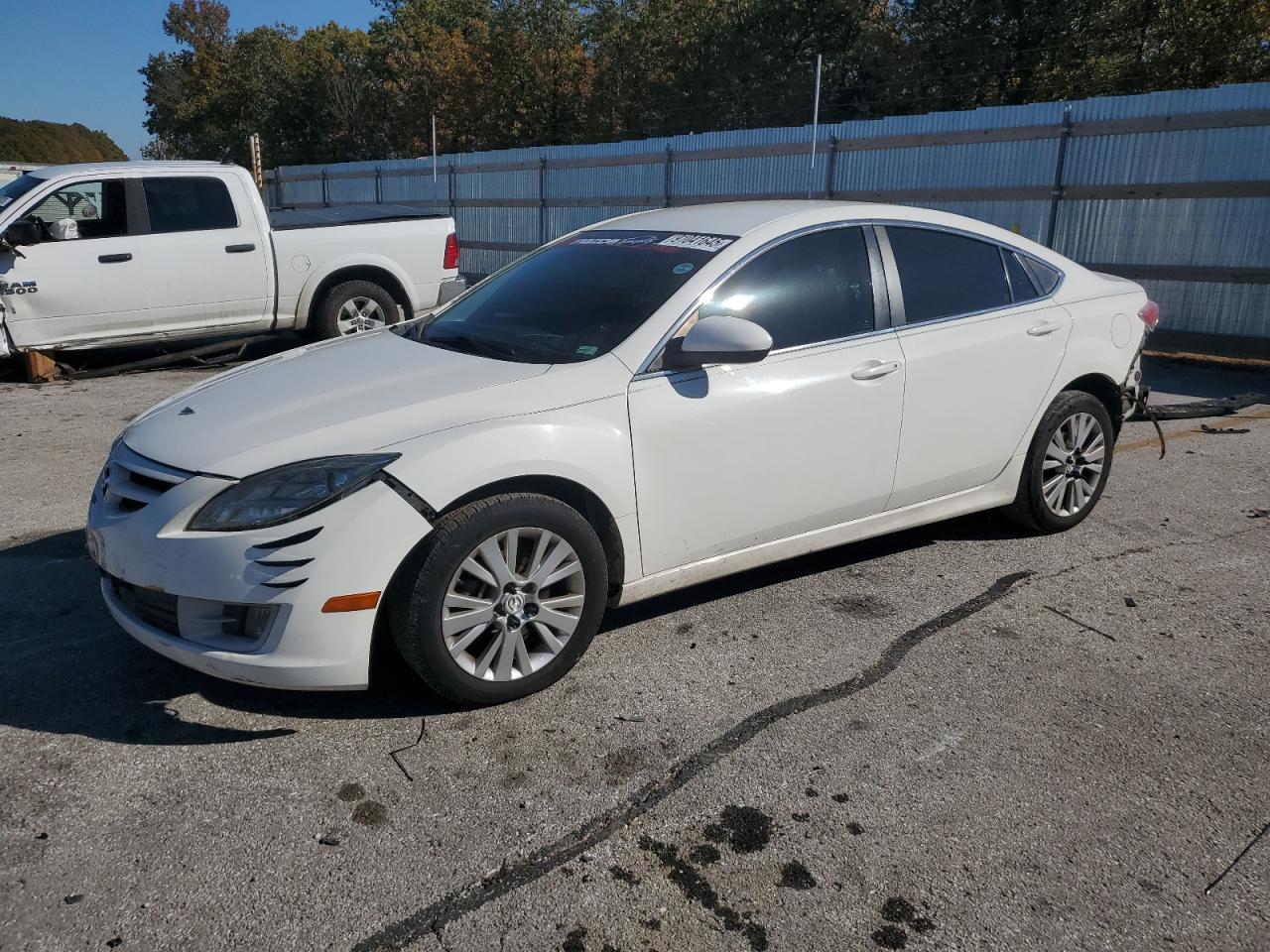 2010 Mazda 6 i Grand Touring, VIN 1YVHZ8CH6A5M48735 — Rear end