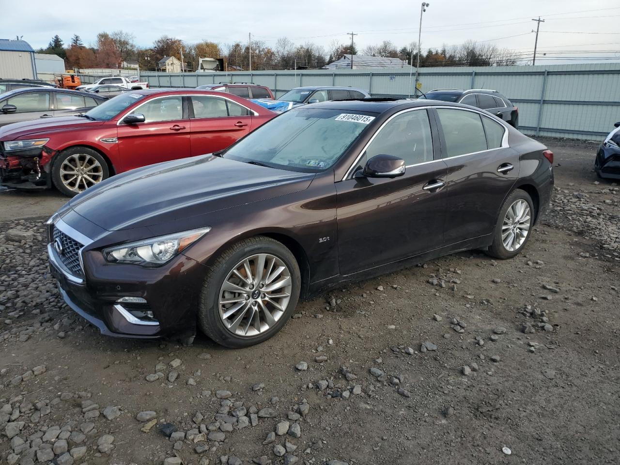2019 Infiniti Q50 Sport, VIN JN1EV7ARXKM557655 — Roof