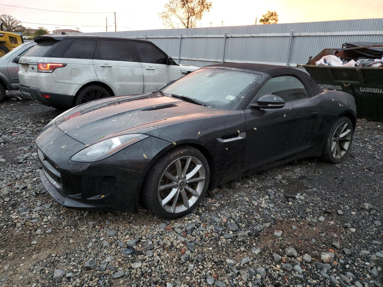 2014 Jaguar F-Type S, VIN SAJWA6FC0E8K08076 — Пожар
