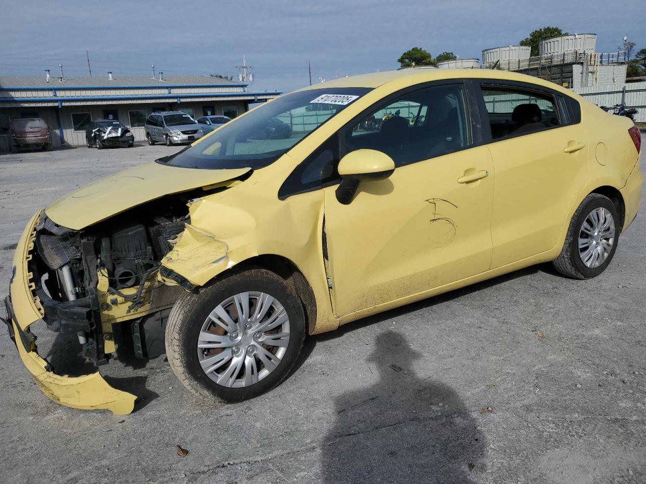 2016 Kia Rio LX, VIN KNADM4A32G6000883 — Front end