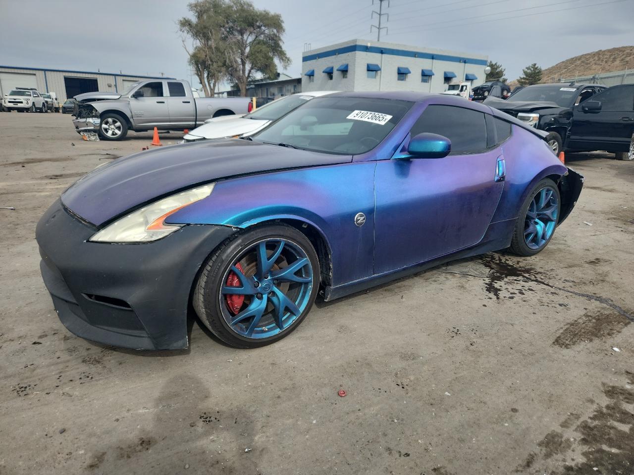 2013 Nissan 370Z, VIN JN1AZ4EH1DM382086 — Rear end