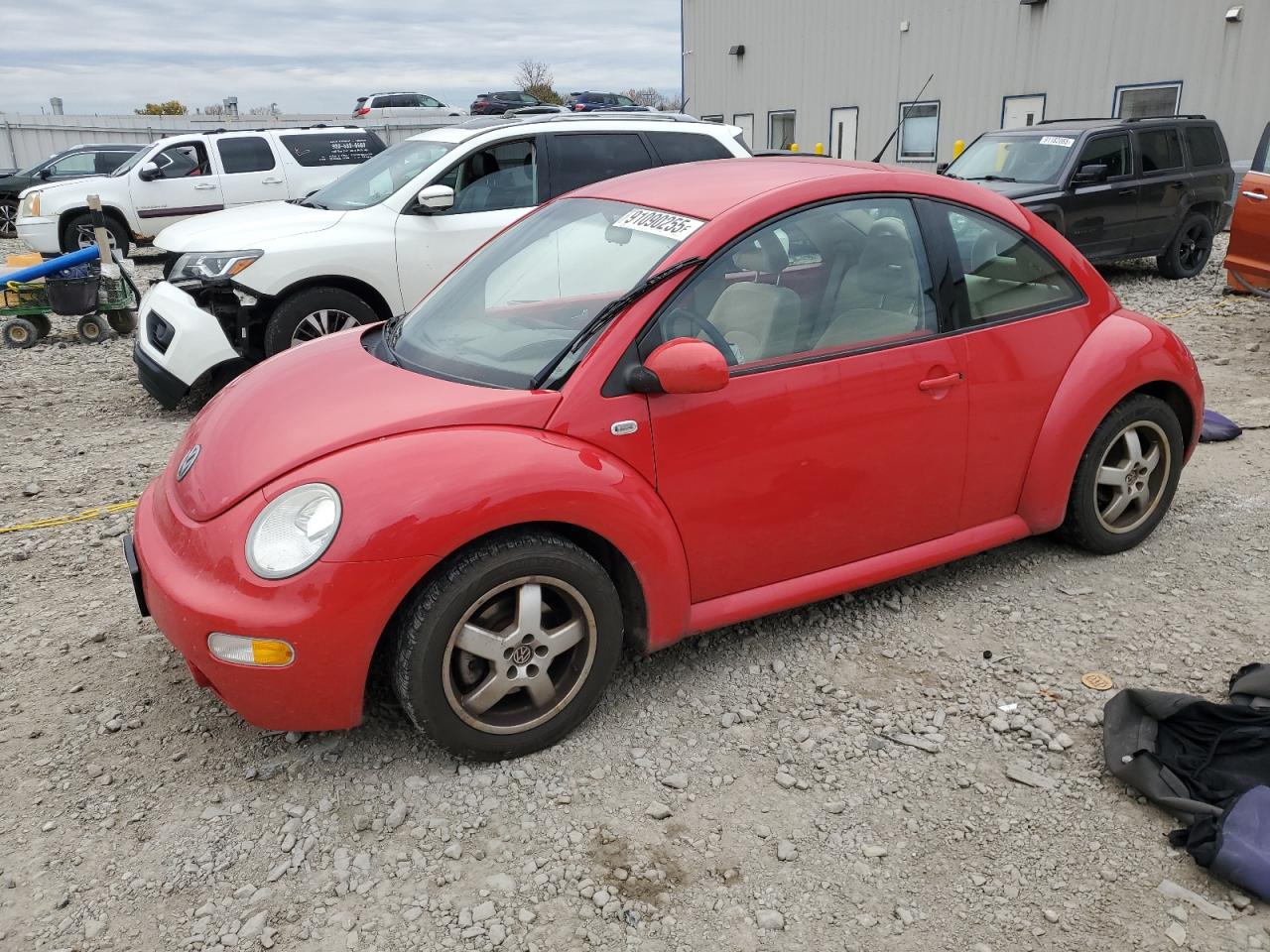 2001 Volkswagen Beetle GLS, VIN 3VWCP21C11M462818 — Мелкие вмятины и царапины