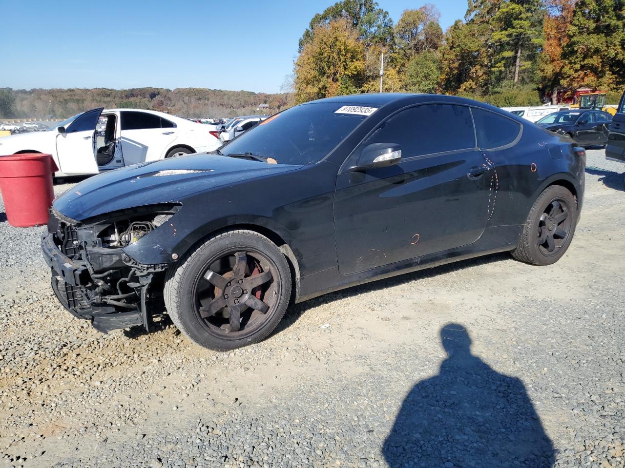 2015 Hyundai Genesis Coupe 3.8L Base, VIN KMHHT6KJ2FU128420 — Front end