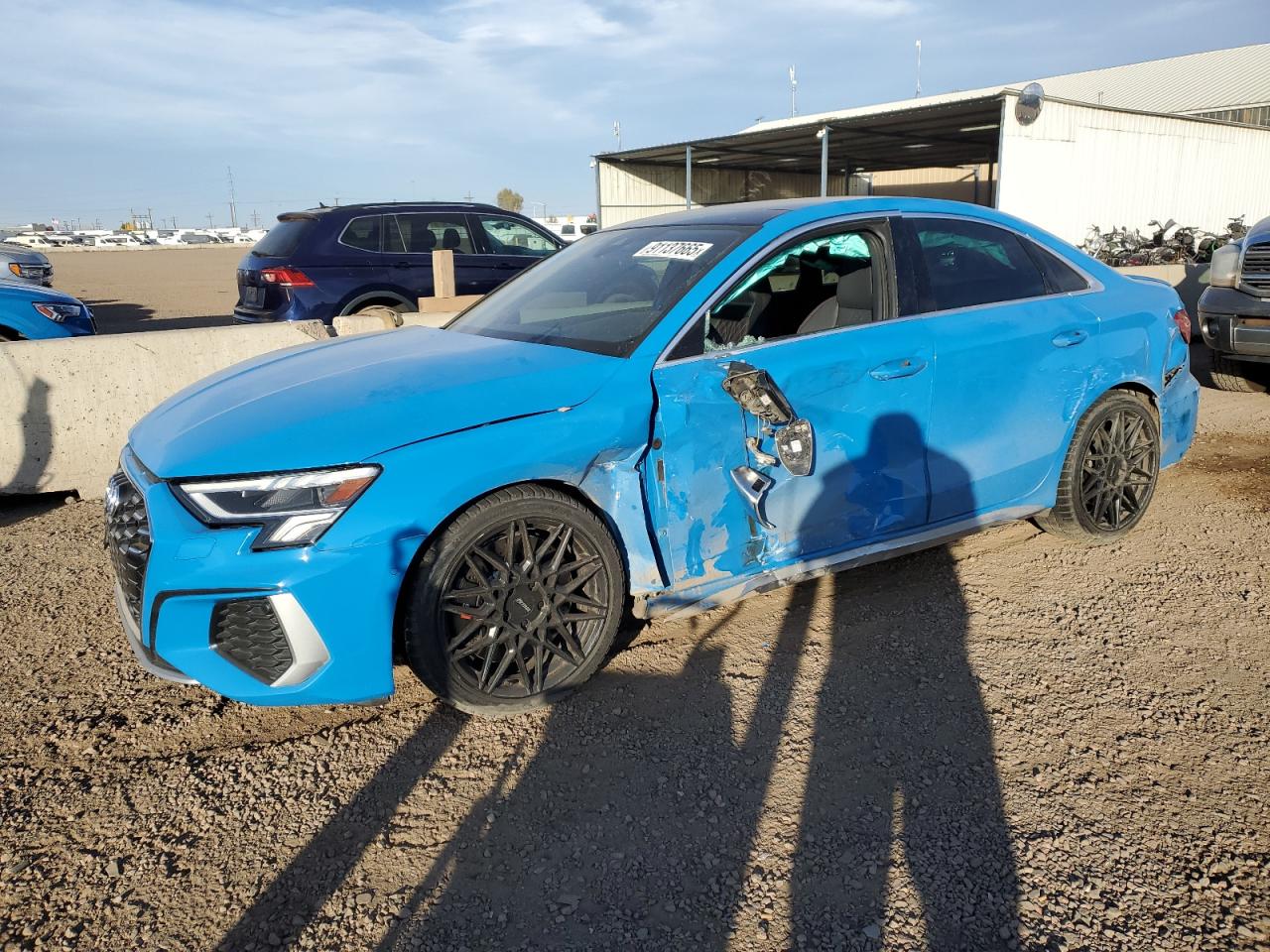 2023 Audi S3 Premium Plus, VIN WAUH3DGY7PA079276 — Перед
