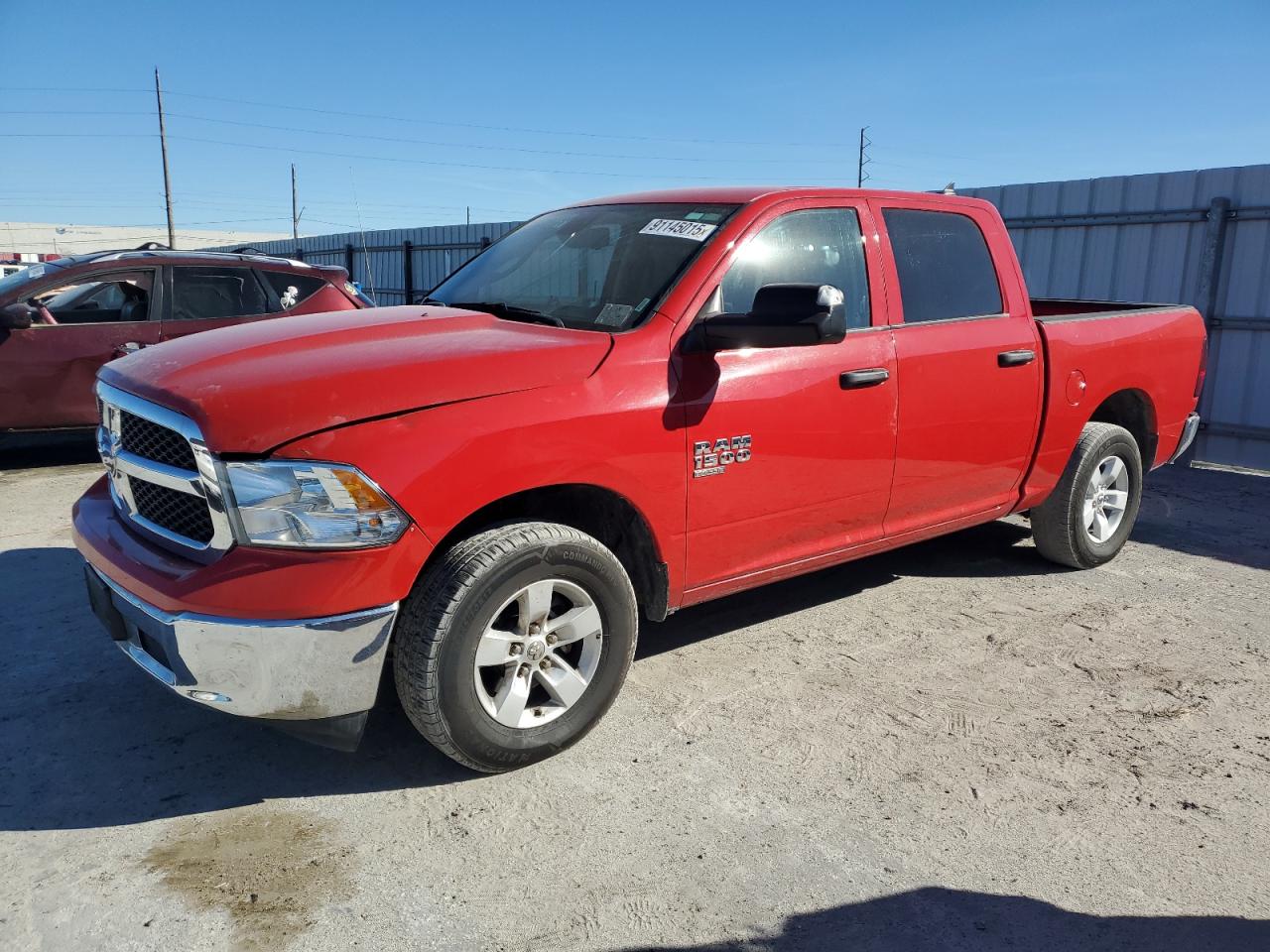 2023 Ram 1500 SLT, VIN 1C6RR7LG2PS517093 — Повреждение рамы