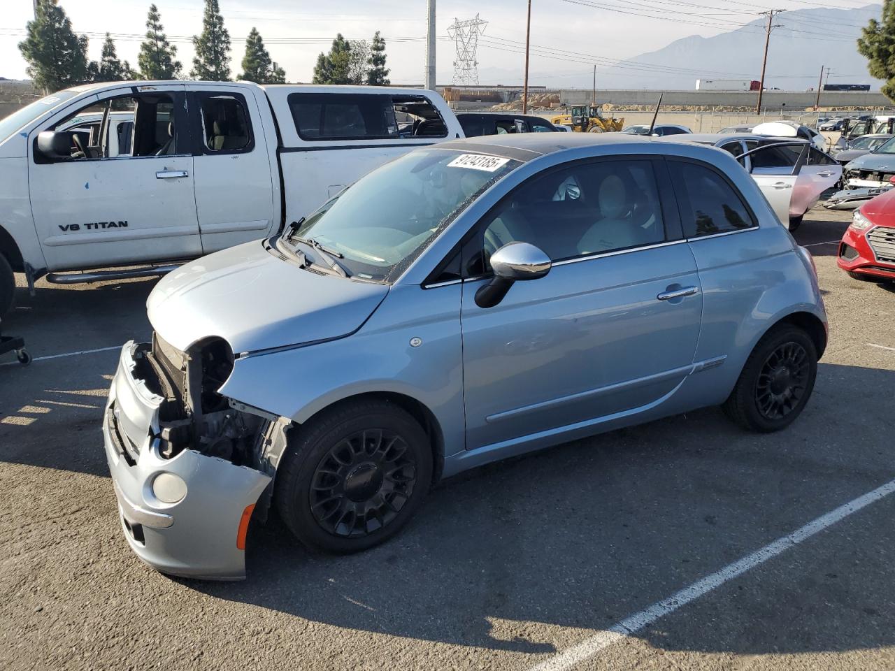 2013 FIAT 500 Lounge, VIN 3C3CFFCR7DT515406 — Front end