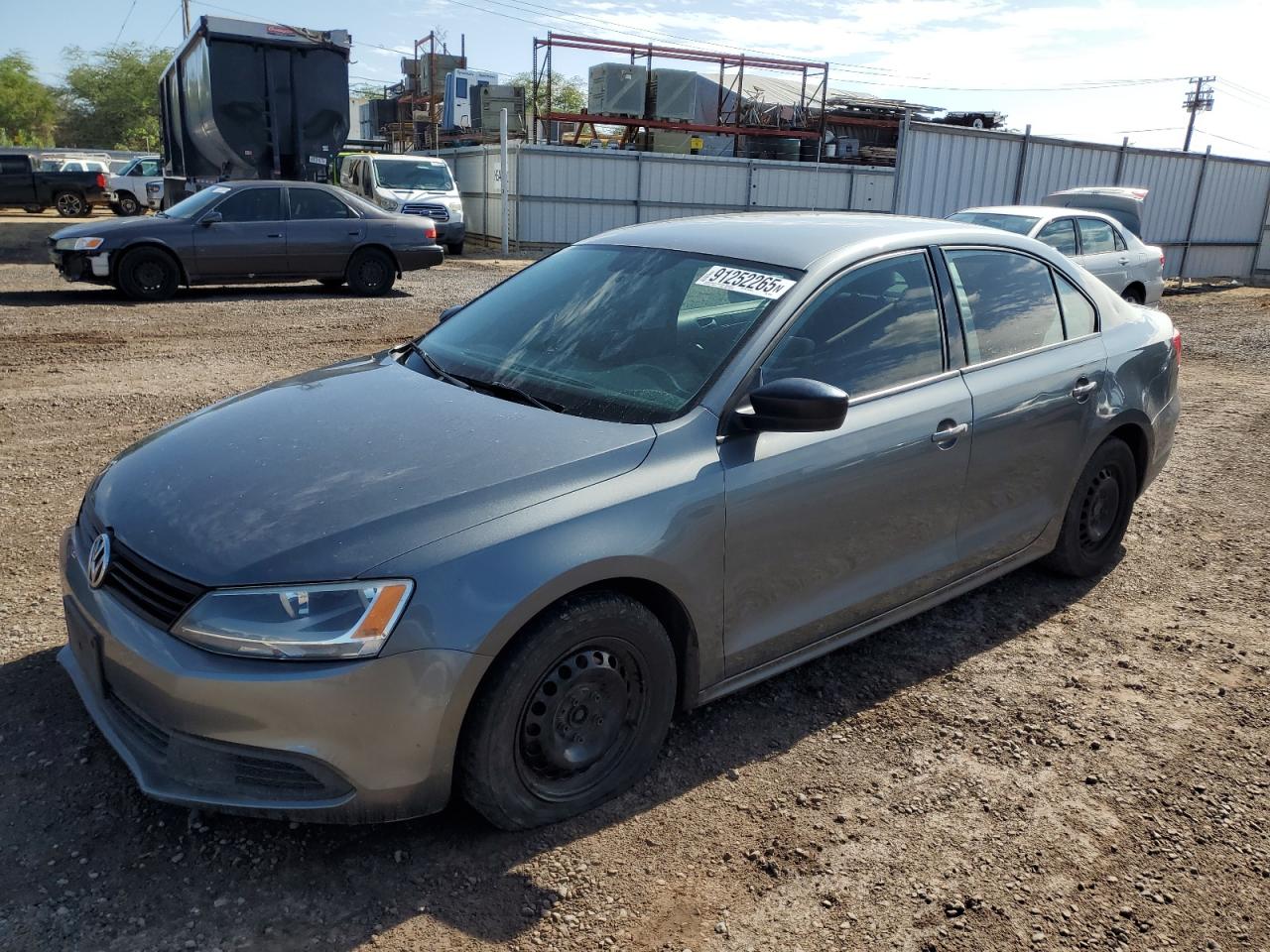 2014 Volkswagen Jetta S, VIN 3VW2K7AJ7EM323854 — Vandalism