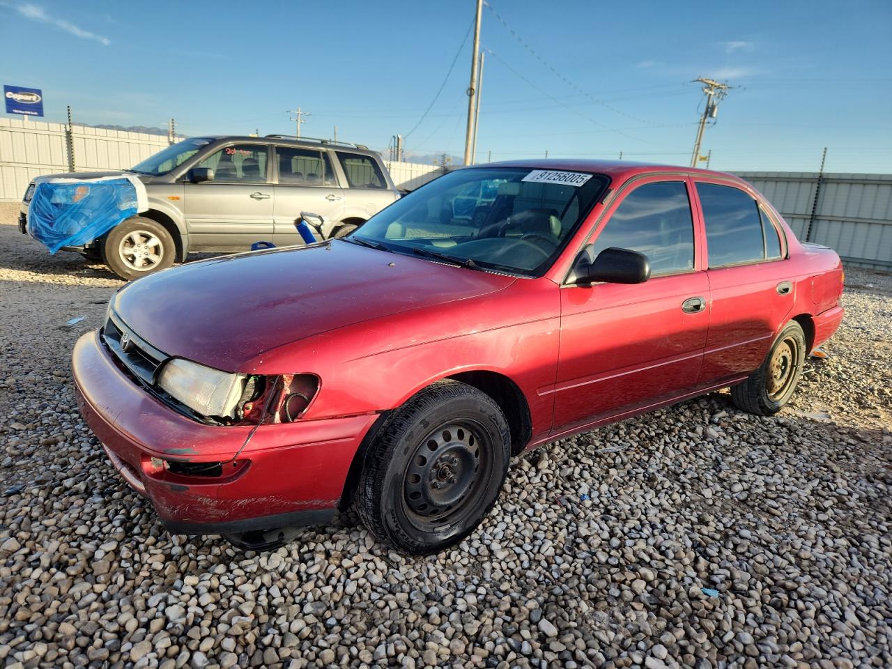 1995 Toyota Corolla, VIN 1NXAE04BXSZ278557 — Front end