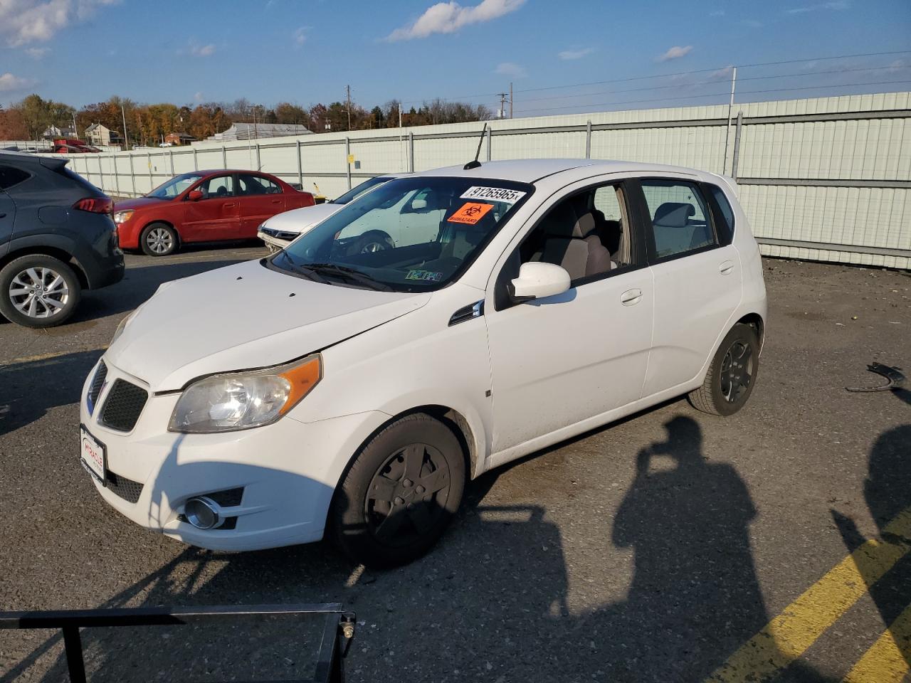 2009 Pontiac G3, VIN KL2TD66E79B634448 — Front end