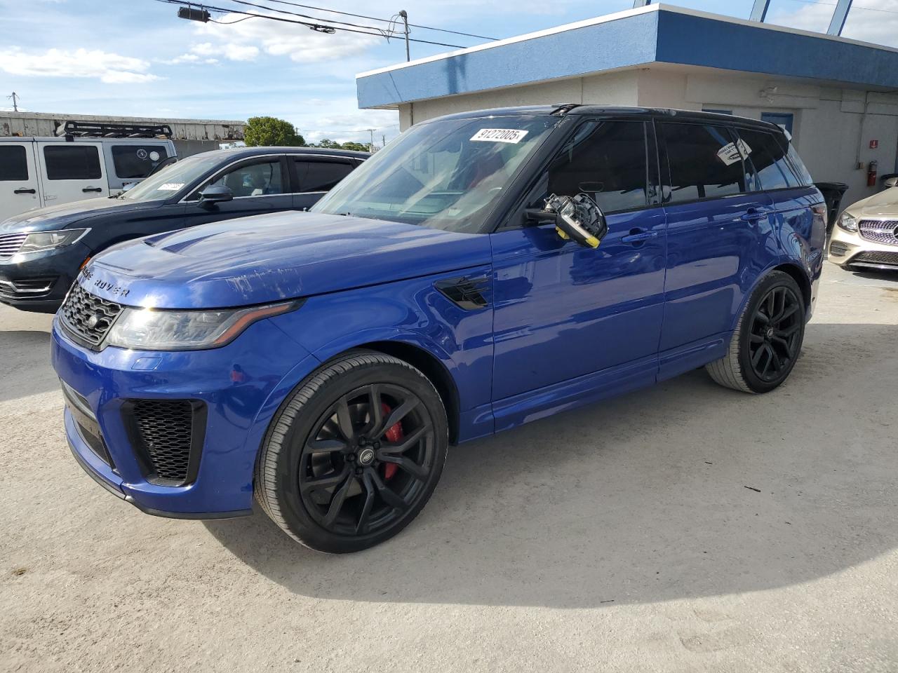 2020 Land Rover Range Rover Sport SVR, VIN SALWZ2RE9LA898664 — Auction photo