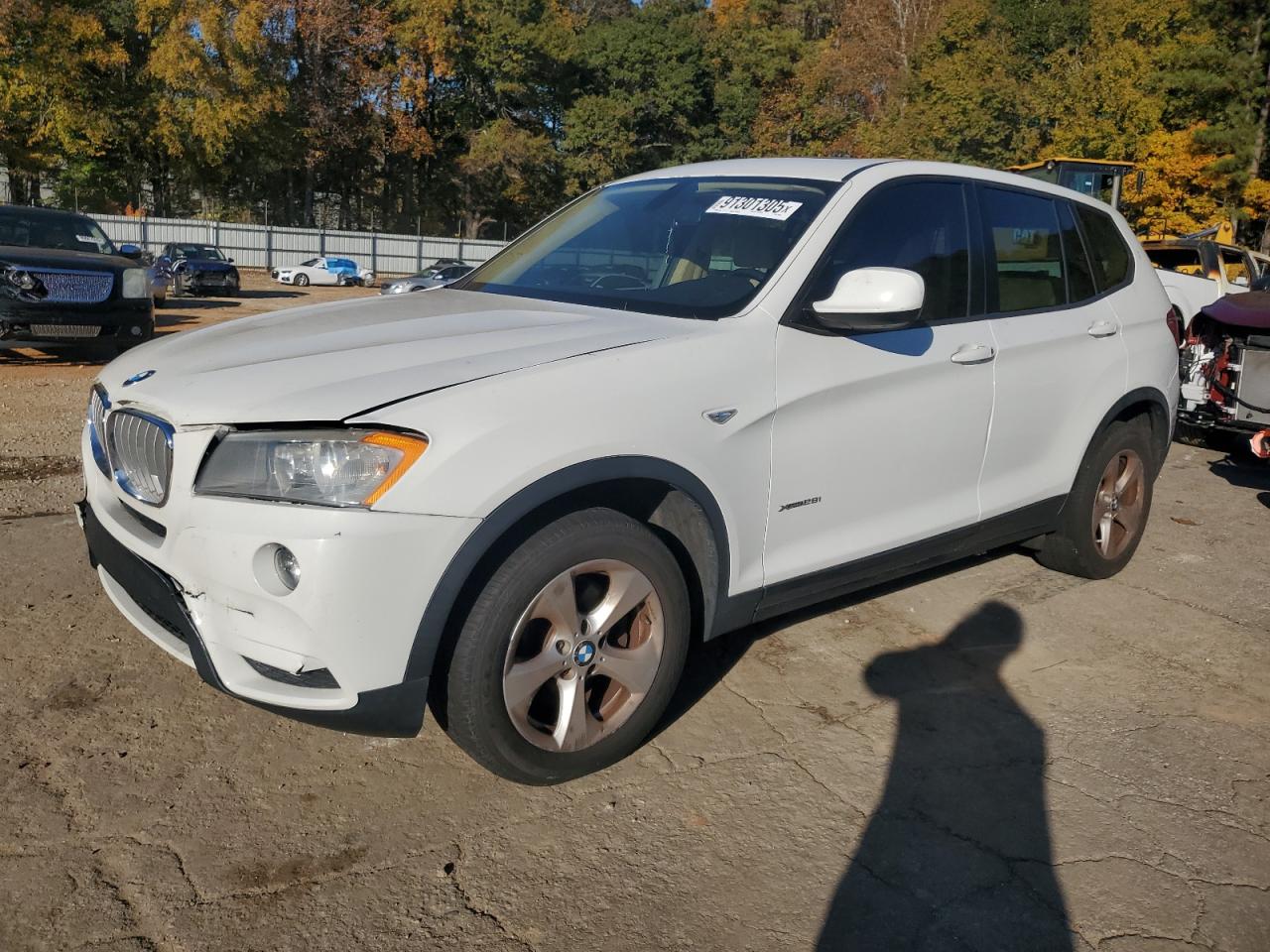 2012 BMW X3 28i, VIN 5UXWX5C54CL719361 — Перед