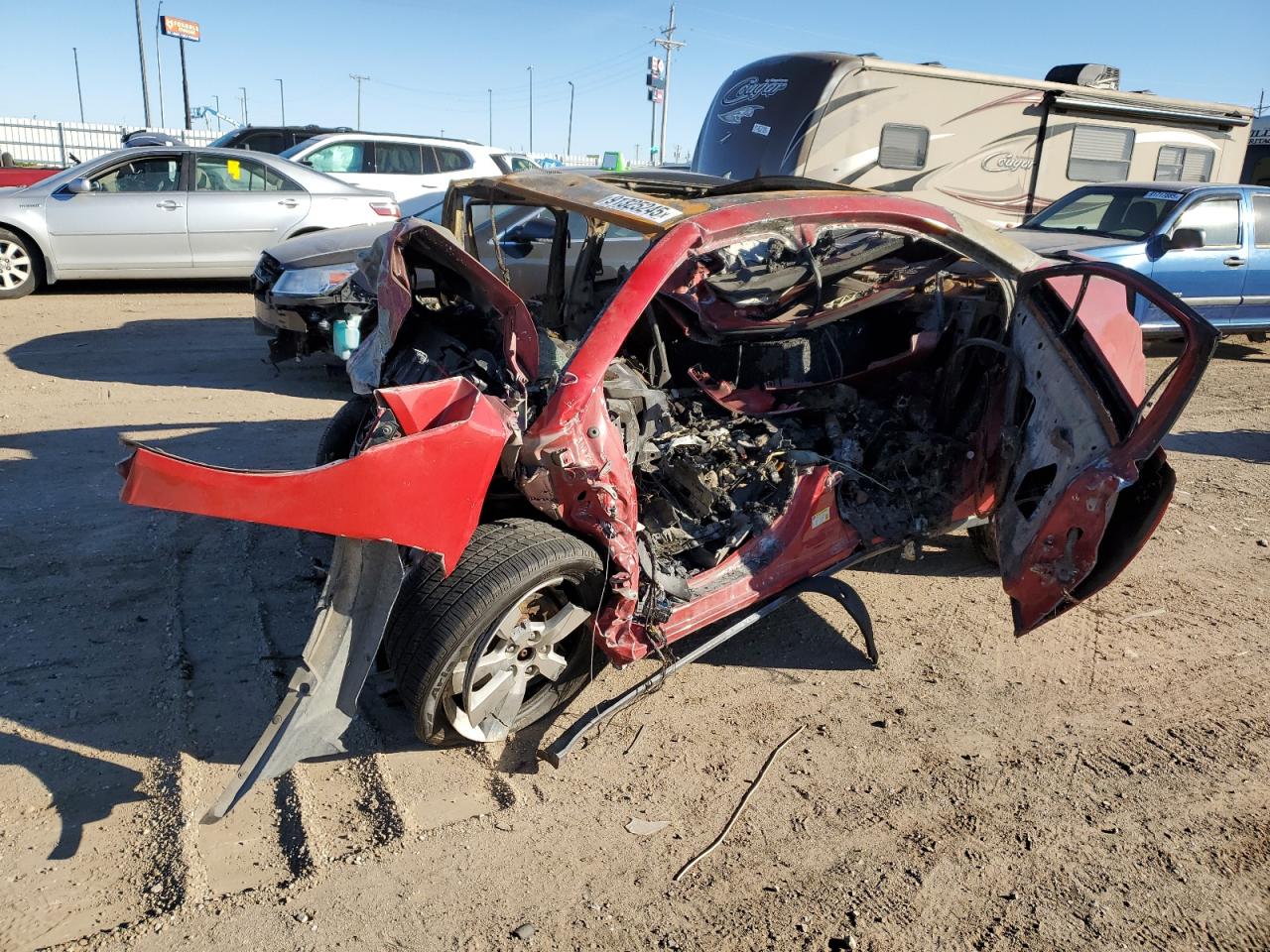 2006 Pontiac G6 GTP, VIN 1G2ZM551864144508 — Burn