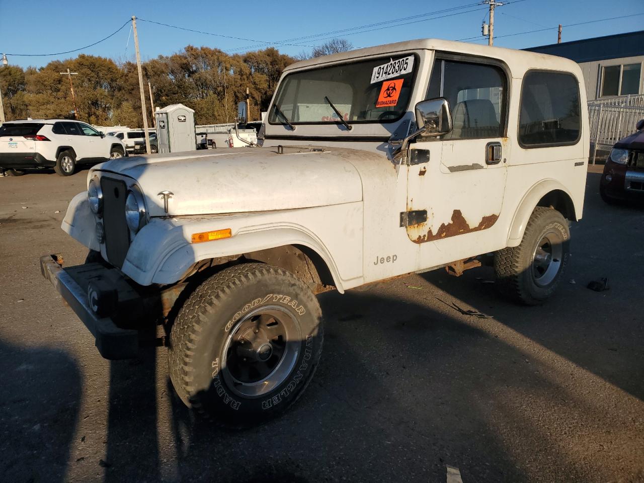1982 Jeep CJ7, VIN 1JCCN87E8CT025308 — Mechanical