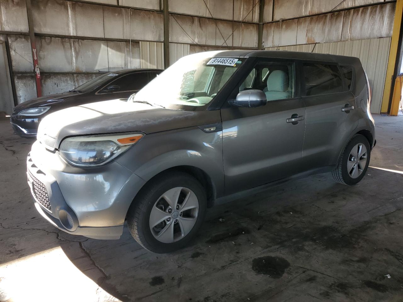 2014 Kia Soul, VIN KNDJN2A24E7018517 — Rear end