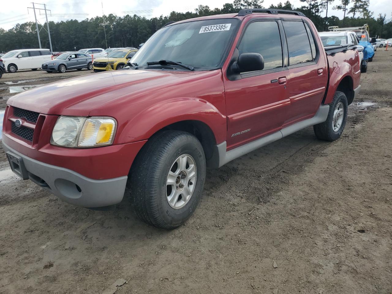 2002 Ford Explorer Sport Trac Value, VIN 1FMZU77E92UA91038 — Interior fire