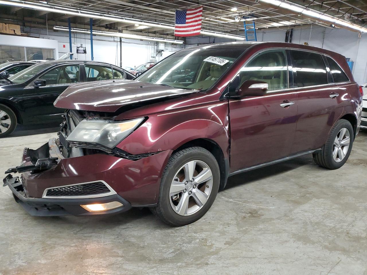2012 Acura MDX, VIN 2HNYD2H26CH543842 — Front end