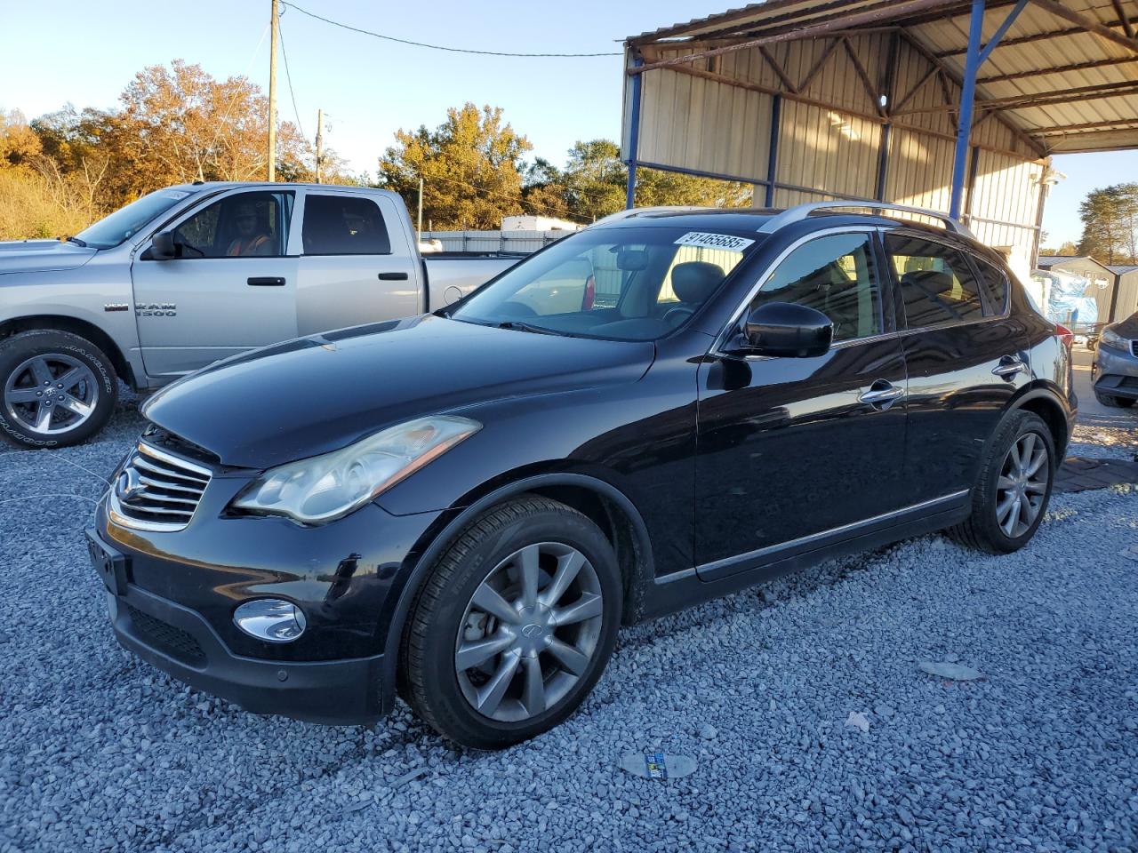 2013 Infiniti EX Journey, VIN JN1BJ0HR2DM480455 — Front end
