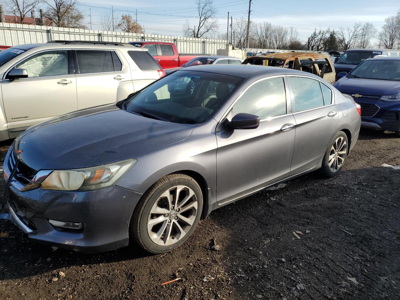 2013 Honda Accord Sport, VIN 1HGCR2E50DA140909 — Engine fire